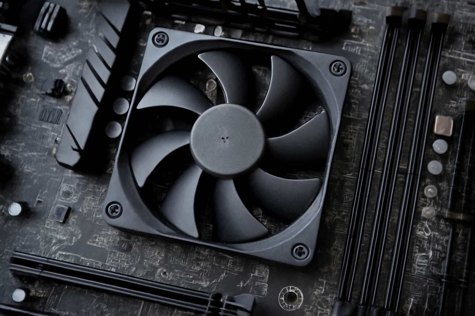 cooling fan on motherboard