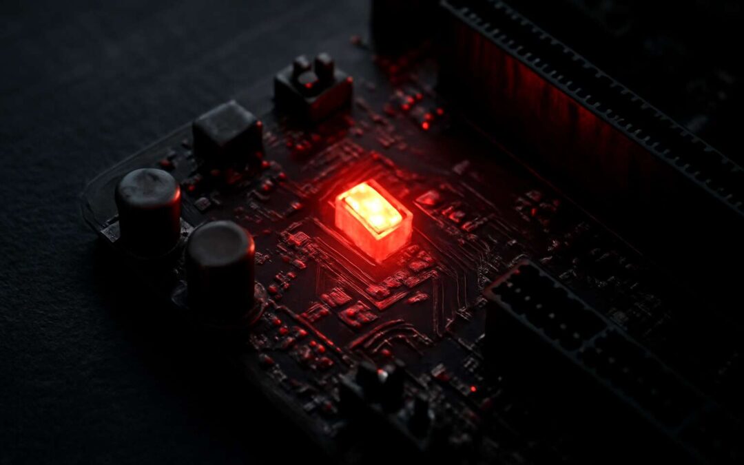 Decode the red light on motherboard: what it means and how to fix it.