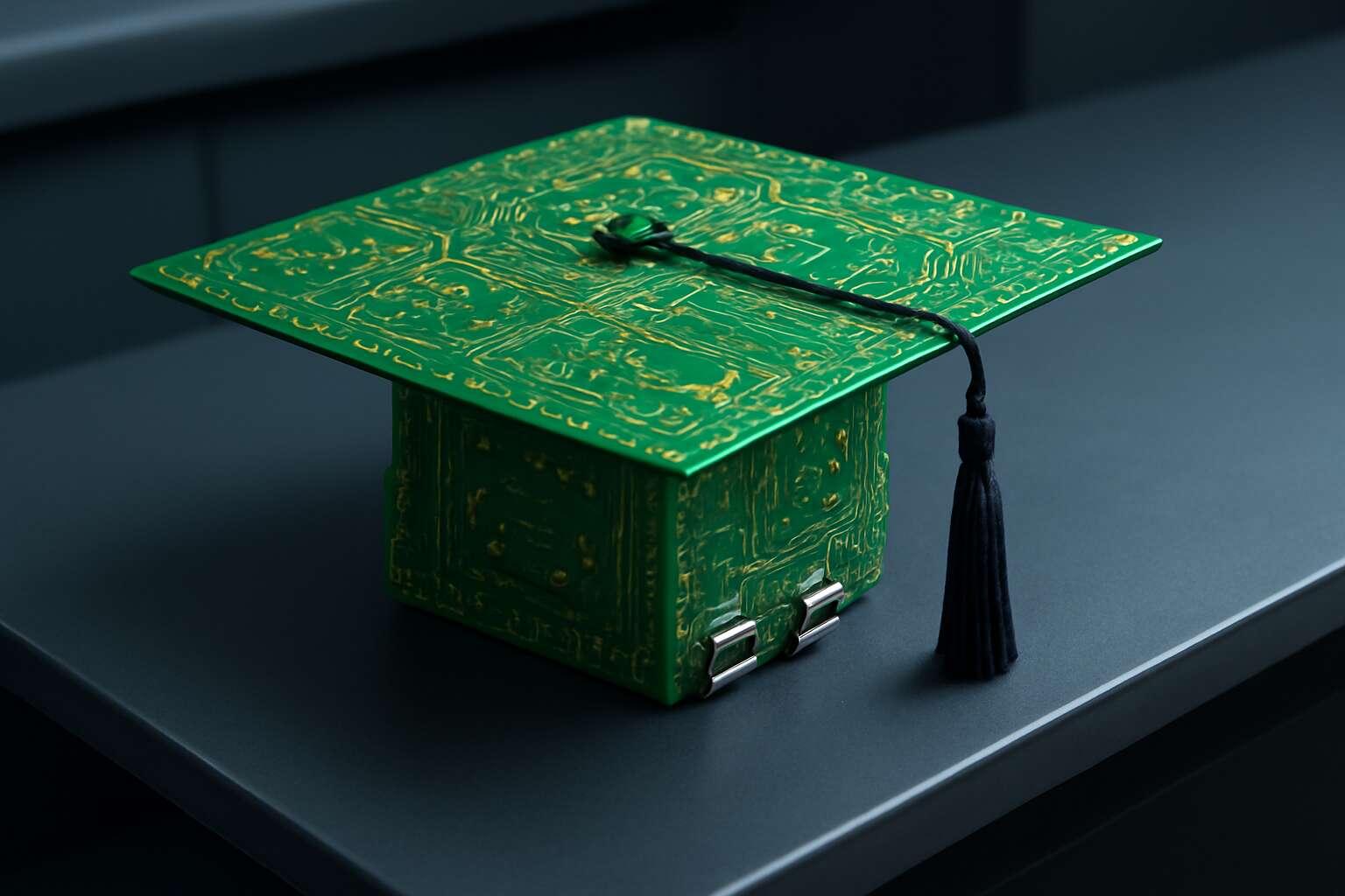 motherboard graduation cap