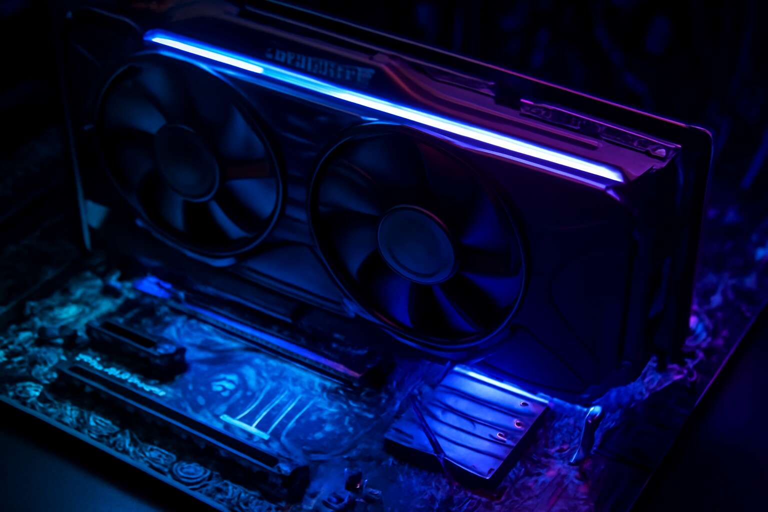 gpu light on motherboard