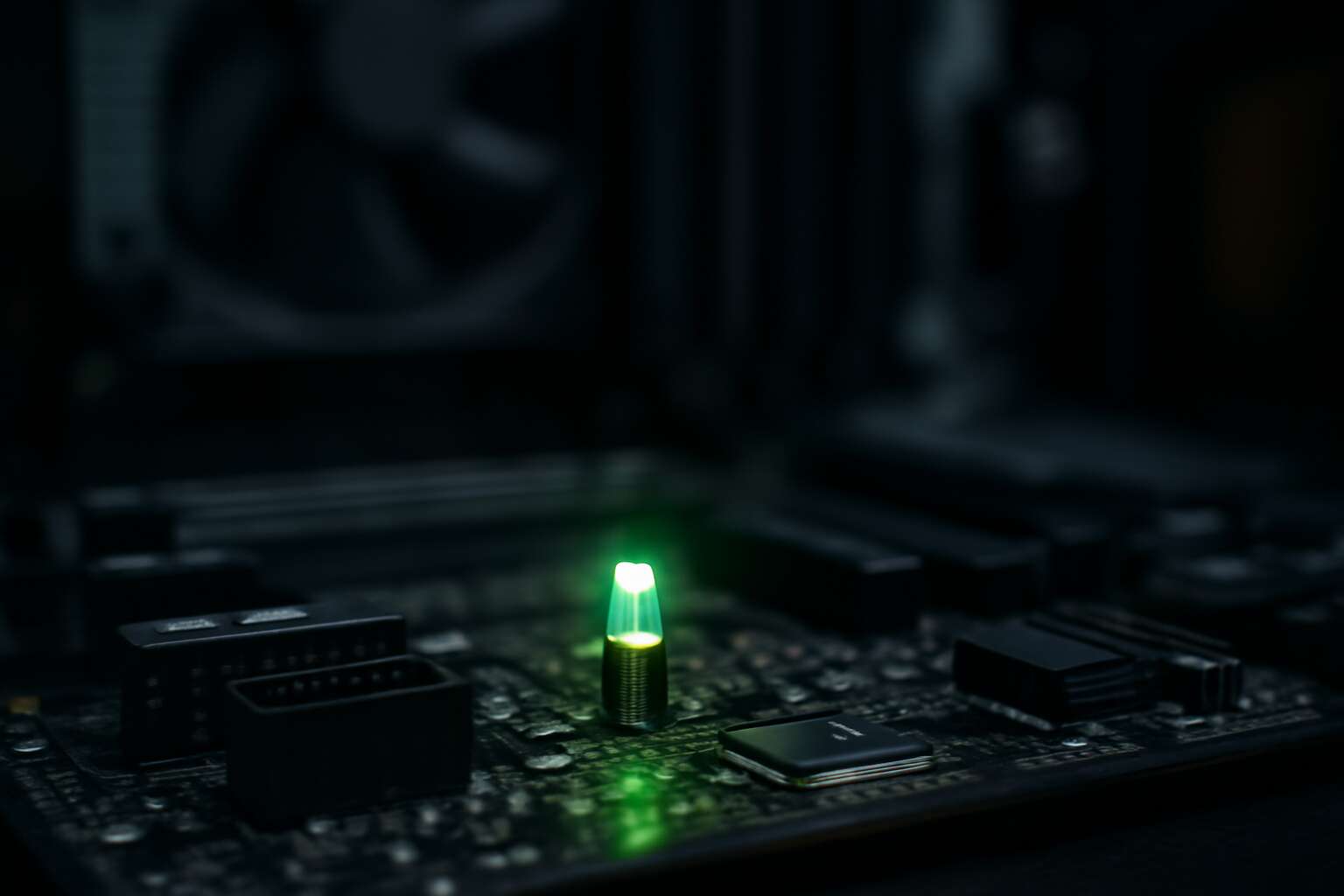 pc no power motherboard light on